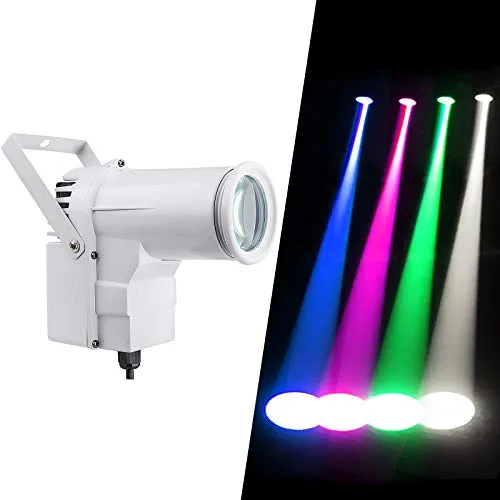 Führte Pinspot, DMX 12w farbenreiches RGBW 4IN1 geführtes Scheinwerferlicht, Gebrauch für Spiegel-Ball, Fenster-Anzeige in der Butike, Disco, Ballsaal, KTV, Bar, Verein, Partei, Hochzeit