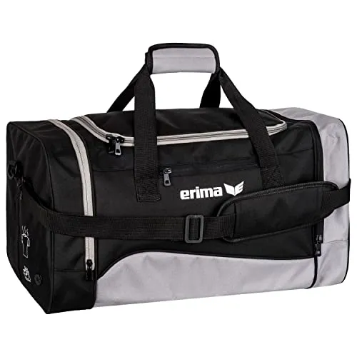 Erima Sporttasche Club 1900 2.0 Silver Grey S - Klassische Sporttaschen mit viel Stauraum, ideal für Sport und Freizeit, aus strapazierfähigem Material für lange Haltbarkeit.