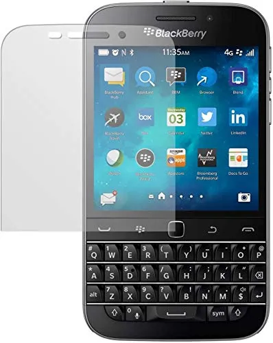 dipos I 2X Schutzfolie matt kompatibel mit BlackBerry Classic Folie Displayschutzfolie