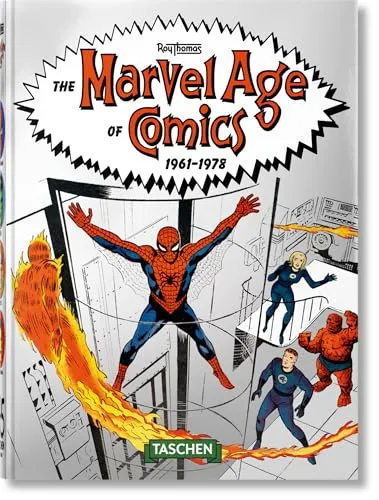 The Marvel Age of Comics 1961–1978, 40th Edition - Anthologie über die legendäre Marvel-Comic-Ära, bietet Einblicke in ikonische Charaktere und Geschichten, perfekt für Sammler und Comic-Fans.