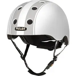 Melon Urban Active DD Helm - Polycarbonat grau (46-52 cm) - Fahrradhelm mit patentiertem Fidlock Magnetverschluss für einfaches Öffnen und Schließen, extrem leicht und optimal belüftet – ideal für Sicherheit und Komfort beim Radfahren!