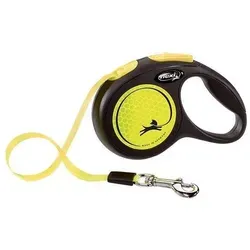 FLEXI New Neongelbes Schlüsselband L - 5m, bis 50kg - Band