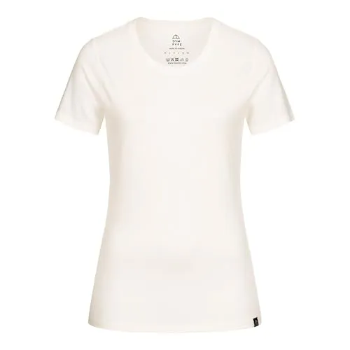 TOM FYFE Premium Merino T-Shirt Slim Fit Damen Wollweiss 200 / XL – 100% Merinowolle, atmungsaktiv und pflegeleicht - Vielseitiges T-Shirt aus 100% Merinowolle für höchsten Tragekomfort. Maschinenwaschbar und schnell trocknend – ideal für Alltag, Sport und Reisen. Geruchshemmend und bequem, perfekt für jede Aktivität.