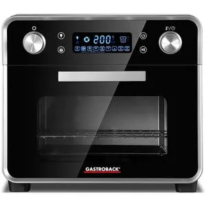GASTROBACK 42815 Design Ofen Air Fry Pizza - 1680 Watt, 5-in-1 Multifunktionsofen mit 22 Litern, ideal für knusprige Pizza und vielseitige Zubereitungsmöglichkeiten