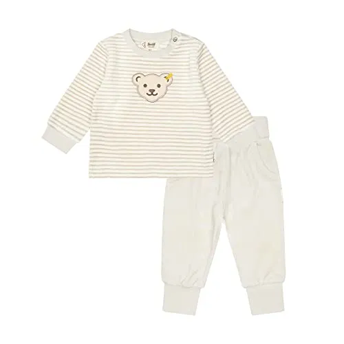 Steiff Unisex Baby Set Hose + Sweatshirt, Wind Chime, 86 - Bekleidungssets für Baby-Jungen, hochwertig verarbeitet und aus kuschelig weichem Material für maximale Bewegungsfreiheit beim Entdecken der Welt.