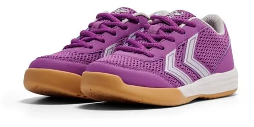 Hummel MULTIPLAY Flex LC JR. DAHLIE 33 - Sportliche Kinder-Schuhe mit leichter Atmungsaktivität und griffiger Außensohle für optimalen Halt beim Spielen.