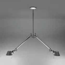 Artemide Tolomeo Sospensione Pendelleuchte - Multifunktionale Pendelleuchte aus poliertem und eloxiertem Aluminium, ausgezeichnet mit dem Internationalen Designpreis, ideal für gezielte Beleuchtung über Tischen und Schreibtischen.