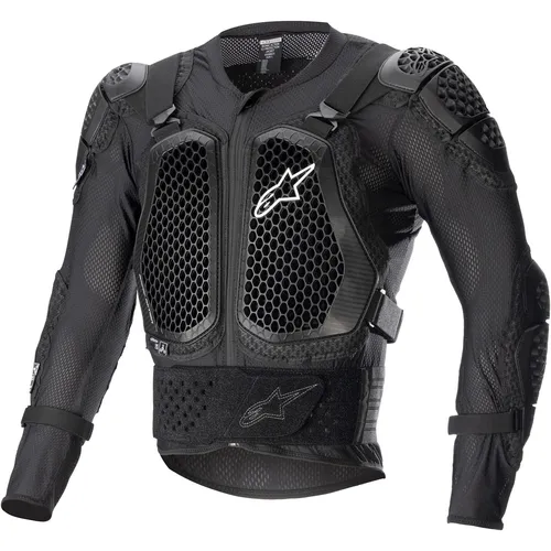 Alpinestars Bionic Action V2 Protektorenjacke - Schwarz - L - CE-zertifizierte Protektorenjacke für optimalen Oberkörper-Schutz mit innovativem Cell Technology-Brustprotektor und hervorragender Belüftung. Ideal für Sicherheit und Komfort beim Sport.