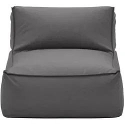 blomus Loungesessel STAY - Coal - Modern gestalteter Loungesessel für den Außenbereich, mit wasserabweisenden Materialien für langlebige Nutzung. Genießen Sie entspannte Stunden auf Terrasse, Balkon oder im Garten.