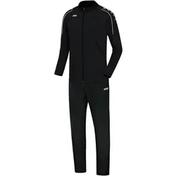 JAKO Herren Präsentationsanzug Classico, schwarz, M - Trainingsanzüge mit Innenseite aus Micro-Fleece für optimalen Komfort und atmungsaktives Mesh-Innenfutter, ideal für sportliche Aktivitäten.