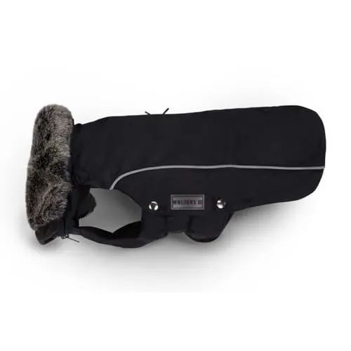 Wolters Amundsen Hundegeschirr Schwarz - Rückenlänge 20 cm - Hochwertiges Hundegeschirr von Wolters, ideal für Ausflüge. Robust, komfortabel und einfach anzulegen für optimalen Halt.