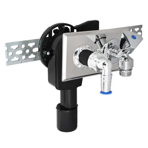 Unterputz Geräte Siphon von Otto Haas #4060 - Waschmaschinen-Anschluss mit Ventil, hochwertig aus Deutschland gefertigt für optimale Sicherheit und Funktionalität.