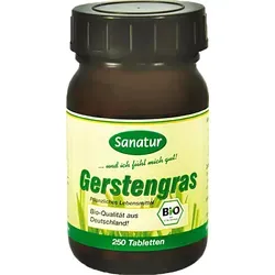 Sanatur Gerstengras Rohkost Tabletten, 250 St. Tabletten