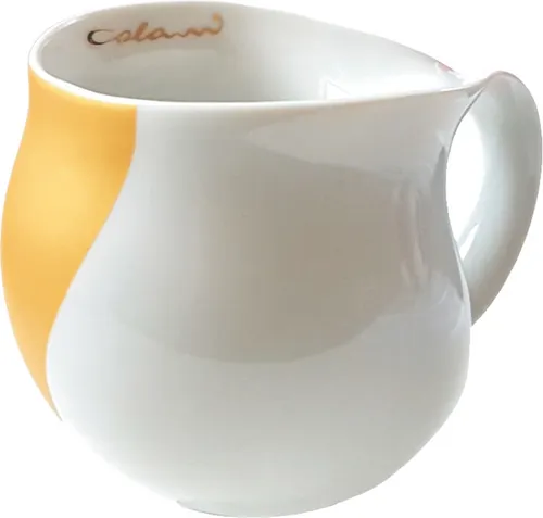 Colani Kaffeetasse Arrow Gold – Porzellan im Geschenkkarton - Elegante Kaffeetasse von Stardesigner Luigi Colani, 260 ml, mit ergonomischem Design und hochwertigem Geschenkkarton – ideal für besondere Anlässe.