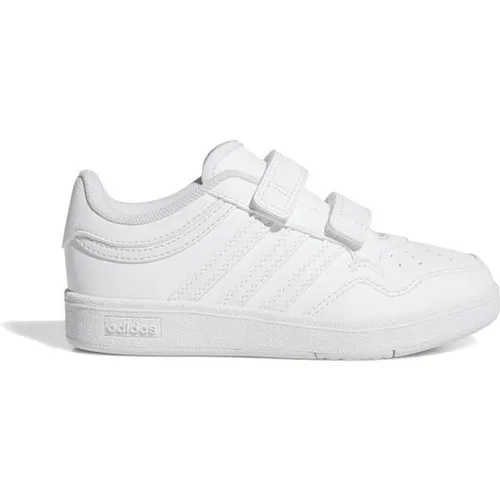 adidas Sportswear HOOPS 4.0 Klettschuh weiß 29 EU - Sneaker in Cloud White, ideal für sportliche Aktivitäten mit niedrigem Schnitt und robustem Gummi-Laufsohlenmaterial für optimalen Halt.