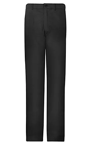 Greiff Gastro Moda Cuisine Basic Herren Kochhose Schwarz Größe 52 - Berufsbekleidung Gastronomie, mit seitlichem Gummibund für optimalen Tragekomfort und praktische Taschen für Arbeitsutensilien.