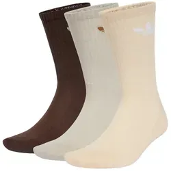 adidas Originals Socken TREFOIL CUSHION CREW SOCKEN, 6 PAAR (1-Paar) braun 6.5 - 8