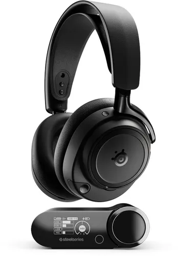 STEELSERIES Arctis Nova Elite - Hi-Res Gaming-Headset mit Bluetooth - Gaming-Headset mit 96 kHz/24 Bit Audio, branchenführender aktiver Geräuschunterdrückung und OmniPlay für gleichzeitiges Mischen mehrerer Audioquellen.