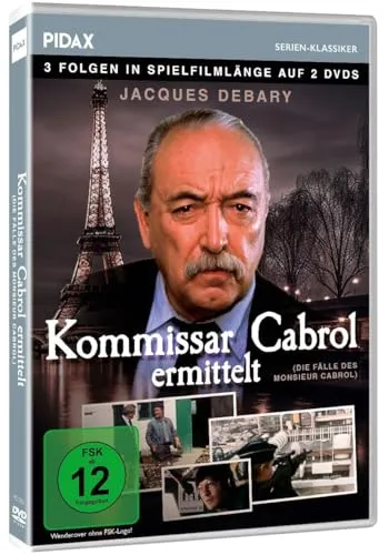 Kommissar Cabrol ermittelt - 3 hochspannende Krimis in Spielfilmlänge (Die Fälle des Monsieur Cabrol) Vorlage zur Kultserie "Dem Täter auf der Spur"