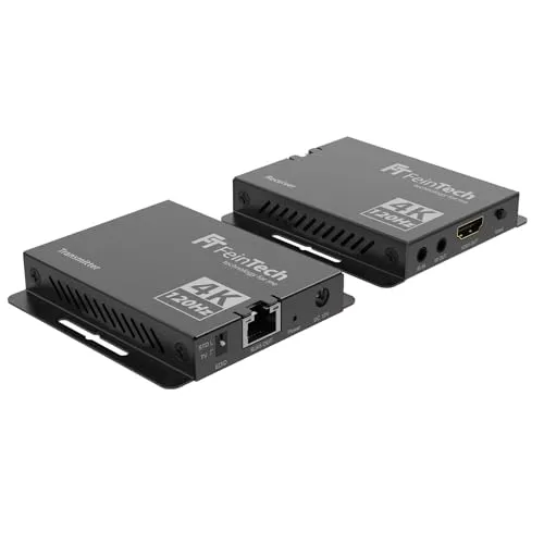 FeinTech HX240 HDMI 2.1 Extender 4K 120Hz - HiFi-Kabel für beeindruckende 4K 120Hz Übertragung bis 30 m, ideal für Heimkino-Setups und Gaming-Erlebnisse.