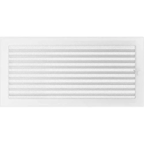 KRATKI Lüftungsgitter mit Jalousien 22 x 45 cm - Robustes Abluftgitter für Kaminbelüftung, mechanisch und überhitzungsbeständig - ideal für moderne Innenräume und einfache Reinigung.