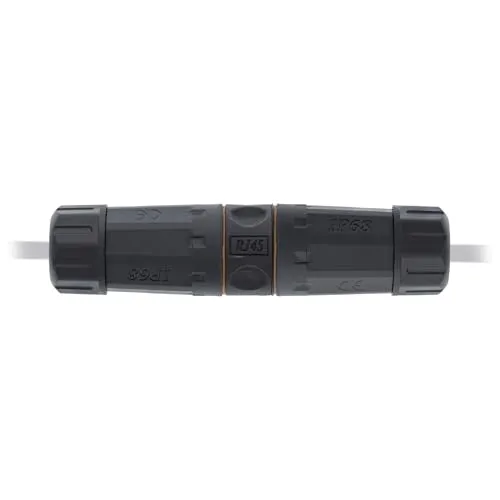 Inline Cat.6A Kabelverbinder für Verlegekabel, geschirmt, wasserdicht IP68, LSA-Technik, UV-beständig, für außen, Gigabit bis 10 Gb/s, 69992W