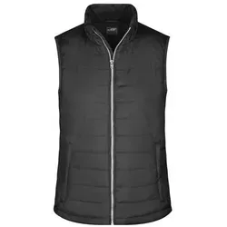 Ladies' Padded Vest Leichte, wattierte Steppweste schwarz, Gr. L