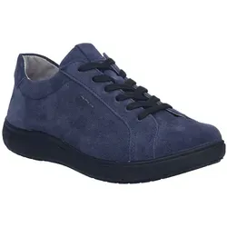 Josef Seibel Megan 07 Sneaker Blau 40 EU - Bequeme Sneaker in Blau aus hochwertigem Leder, mit herausnehmbarer Innensohle. Ideal für den Alltag, sorgen sie für einen stilvollen Auftritt und hohen Tragekomfort.