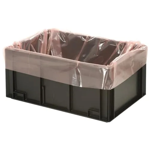 WETEC Freestat Seitenfaltenbeutel ESD 400 x 300 x 550 mm - Antistatikbeutel aus 50 µm starkem, elektrostatisch ableitfähigem Polyethylen, ideal für sicheren Schutz von empfindlichen Komponenten. Recyclebar und in praktischen 300 Stück Packungen.