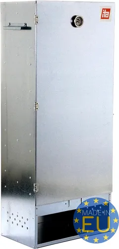ITA Räucherofen 7004 - Premium XL Räucherschrank aus Edelstahl - Grills: Hochwertiger Räucherschrank mit 111 cm Höhe, ideal für bis zu 13 kg Fleisch. Perfekt für kaltes und heißes Räuchern – Qualität Made in EU, direkt vom Hersteller.