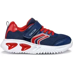 Geox JUNIOR J Assister Boy C Lime/Black 38_EU - Leichter Kinder-Schuh mit atmungsaktiven Eigenschaften und optimaler Stoßdämpfung. Mit Lichtern und elastischen Schnürsenkeln für einfaches Anziehen und hohen Tragekomfort den ganzen Tag.