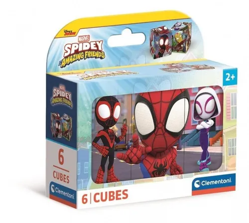 Klocki obrotowe 6el Spidey CLEMENTONI 40661 CLM CLEMENTONI 8005125406616