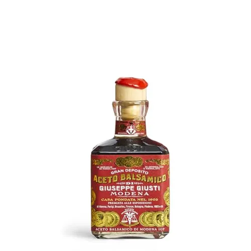 Giusti Aceto Balsamico di Modena - Balsamessig aus Modena 3 Goldmedaillen in Cubicaflasche (1 x 0.25 l)