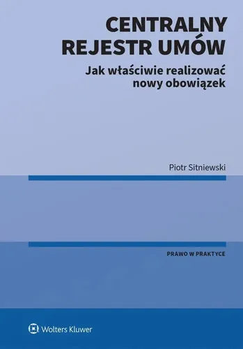 Centralny Rejestr Umów Wolters Kluwer 9788384380277