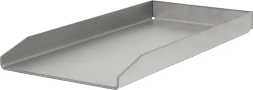 BBQ-Toro Edelstahl Grillplatte 26 x 44,5 cm - Grillplatten | Vielseitige Plancha für Steak, Spiegelei und Burger – perfekt für Holzkohle- und Gasgrills mit gleichmäßiger Wärmeverteilung für optimale Grillergebnisse.