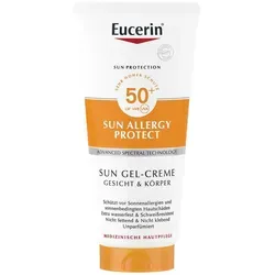 Eucerin Sun Allergy Protect Sun-Creme LSF 50+ - Hochwertige Sonnencreme mit LSF 50+, ideal für empfindliche Haut. Bietet umfassenden Schutz vor UV-Strahlen und ist schnell einziehend sowie wasserfest.