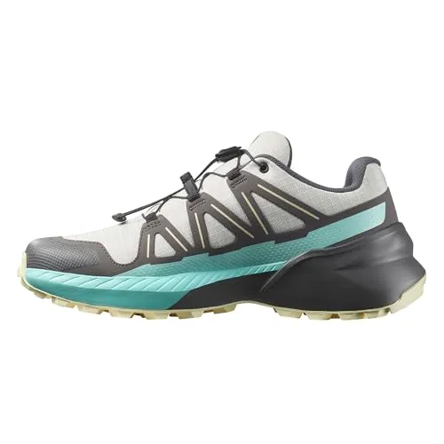 Salomon Damen Speed Cross Peak White Ici - Laufschuhe mit Sensifit und Quicklace-Technologie für präzise Passform, ideal für Wanderungen und Trailrunning auf jedem Terrain.