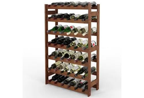 Lenmar Weinregal Holz für 12-91 Flaschen - Weinregal aus robustem Holz, ideal zur stilvollen Lagerung von bis zu 91 Flaschen, perfekt für Weinliebhaber und Sammler.