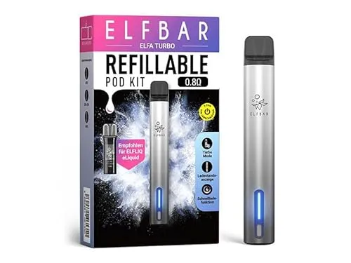 Elfbar Elfa Turbo Aurora Black Set E Zigarette