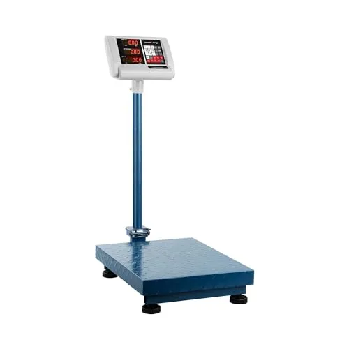 Steinberg Systems Präzisionswaage 150 kg - Feinwaage mit 40 x 50 cm Wiegefläche, 10 g Genauigkeit und bis zu 10 h Akkubetrieb – ideal für präzises Abwiegen in der Industrie.