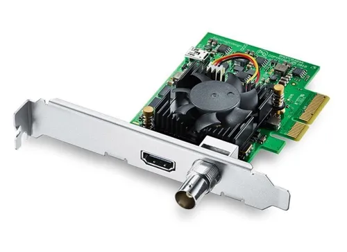 Blackmagic Design DeckLink Mini Monitor 4K - PCIe-Playbackkarte mit 6G-SDI und HDMI 2.0a, ideal für 4K-Videoformate bis 2160p 30