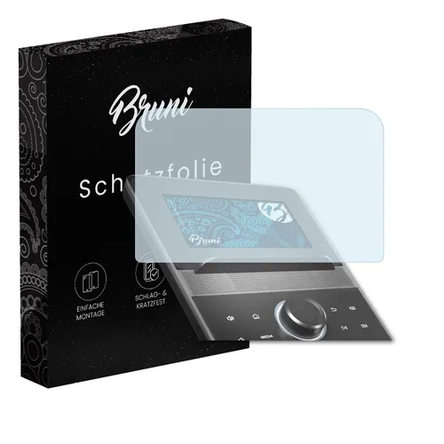 Bruni 2x Folie für Sportstech Speedbike SX600 Schutzfolie Displayschutzfolie