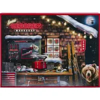 GEDORE-Red Adventskalender 33003151 XXL - 51-teiliges Werkzeugset - Werkzeug-Sets mit hochwertigem 51-teiligen Inhalt inkl. Kunststoffkoffer im GEDORE red Design. Perfekt für Schrauber und Heimwerker, Maße: 49,5 x 41,5 x 6,6 cm.