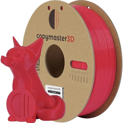 Copymaster3D PLA Filament for 3D Printer, 1.75 mm, Red (PLA, 1.75 mm, 1000 g, Rot) (12356)