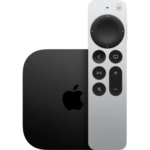 Apple TV 4K Wi-Fi 64 GB (3. Generation) MN873HY/A - Sonstiges TV-Zubehör mit A15 Bionic Chip für atemberaubende 4K Ultra HD Unterhaltung und nahtlose Integration in Ihr Smart Home.