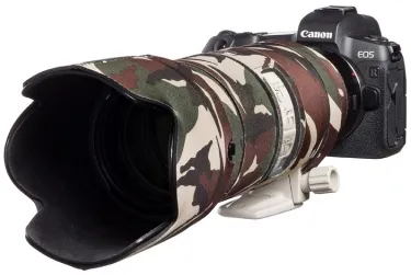 EasyCover Lens Oak Objektivschutz für Canon EF 70-200mm f/2.8 IS II USM - Zubehör für Kameraobjektive, schützender und stylischer Objektivschutz in grün-camouflage für optimale Tarnung und Sicherheit