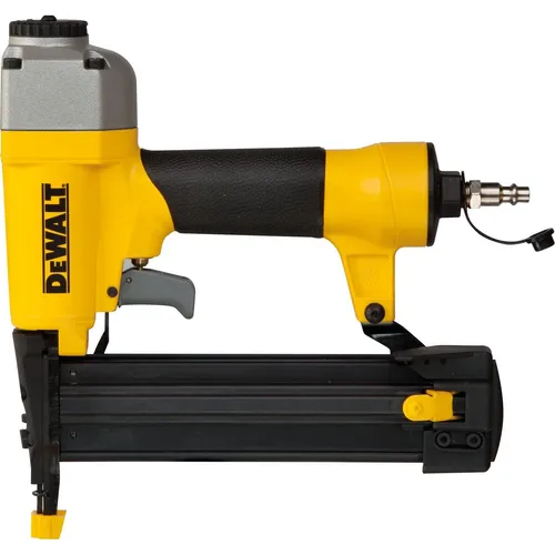 DEWALT Kombinagler DPSB2IN1 – 2-in-1 Druckluft Klammer- und Stauchkopfnagler - Tacker für Klammern und Stauchkopfnägel von 15-35mm, inklusive robustem Tragekoffer und Dial-A-Depth Tiefeneinstellung für präzise Ergebnisse.