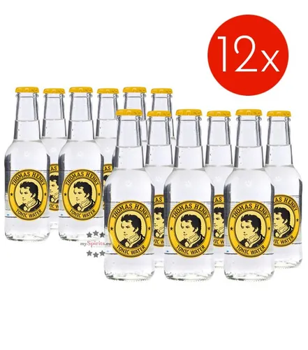 Thomas Henry Tonic Water Set 12er Pack - Erleben Sie die erfrischende Vielfalt des Thomas Henry Tonic Waters im praktischen 12er Set. Perfekt für Cocktails und gesellige Abende, jetzt online günstig bestellen!