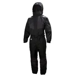 Helly Hansen Schneeanzug LEKNES SUIT 71613 - Schwarz/Ebony - Arbeits- & Schutzkleidung: Wetterfester Schneeanzug mit abnehmbarer Kapuze, ideal für extreme Bedingungen und maximale Bewegungsfreiheit.