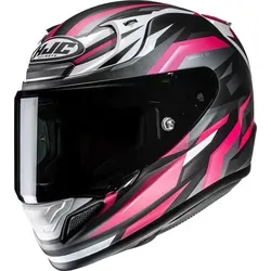 HJC RPHA 12 Dravix MC8SF Sport Motorrad Helm - Matt Pink Grau Weiß, Größe M - Hochwertiger Integralhelm mit ECE-Zulassung für Sicherheit und Komfort. Leichtes Glasfaser-Material und stylisches Design für unvergessliche Fahrten.